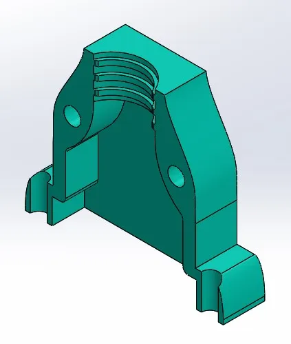 Vỏ cho kết nối D-Sub 15 với đường kính cáp 8mm - Image 3