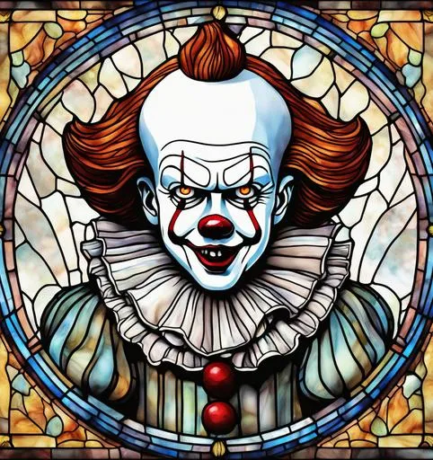 Đèn ngủ kính màu nhân vật kinh dị Halloween - Image 1