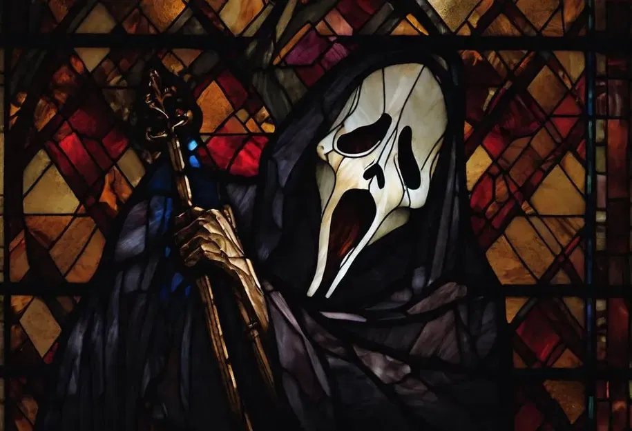 Đèn ngủ kính màu nhân vật kinh dị Halloween - Image 2