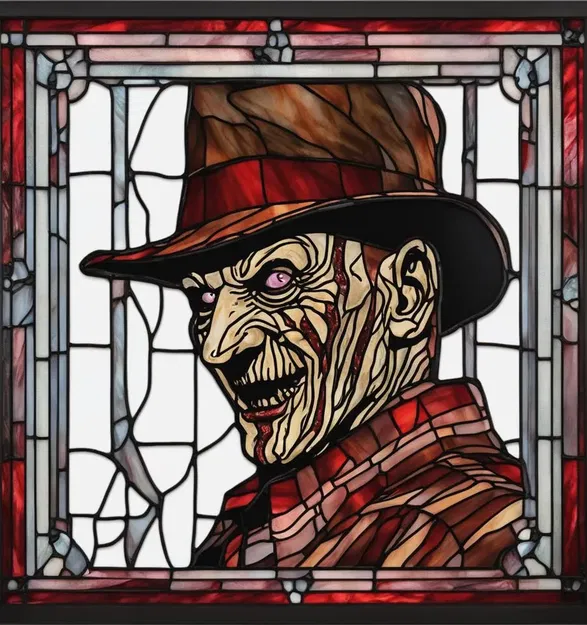 Đèn ngủ kính màu nhân vật kinh dị Halloween - Image 3