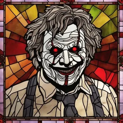 Đèn ngủ kính màu nhân vật kinh dị Halloween