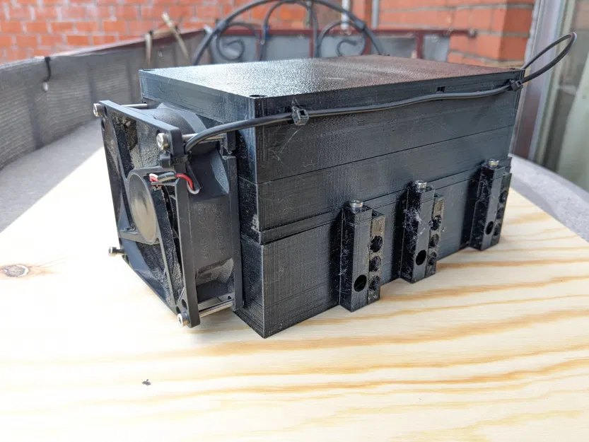 Vỏ Odroid M1 cho ổ cứng HDD 3.5" và quạt 80mm - Image 5