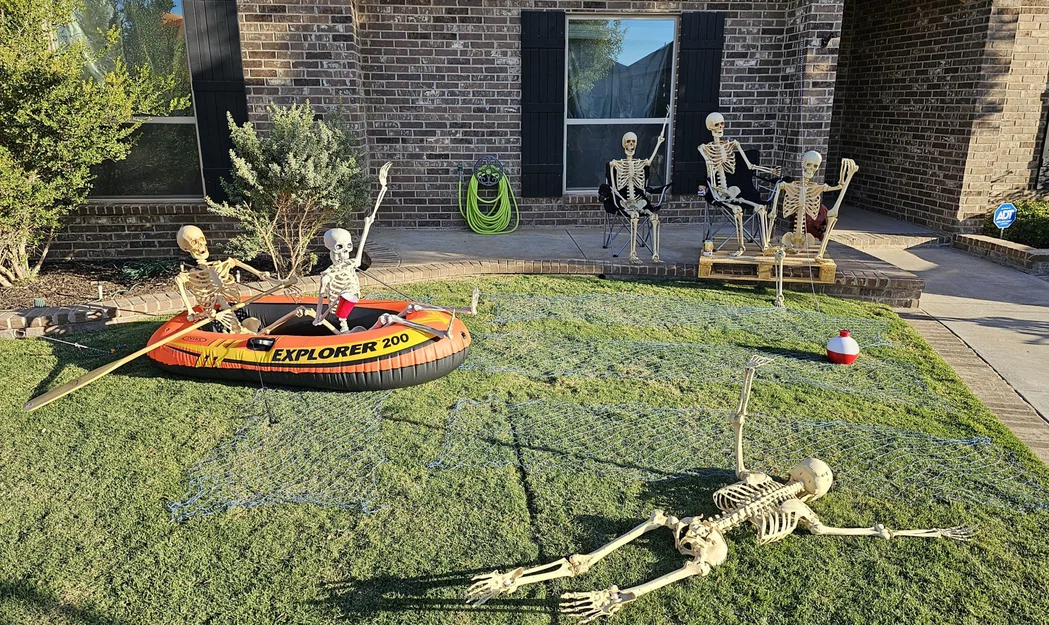 Bộ nổi câu cá cổ điển kích thước lớn cho trang trí Halloween - Image 1