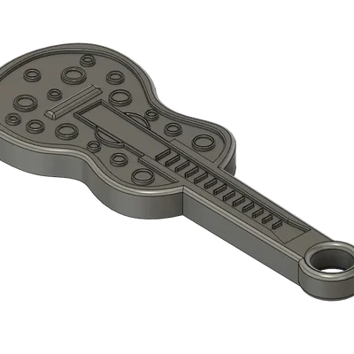 Móc khóa guitar mini độc đáo