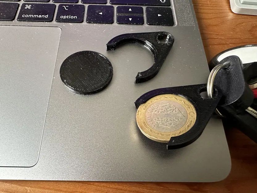 Giá đỡ token giỏ hàng cho móc chìa khóa - Image 1