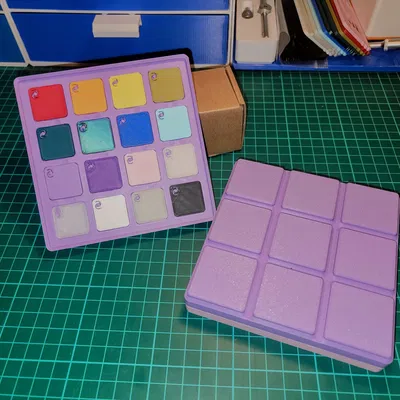 Giá đỡ mẫu filament Bambu Lab cho bộ Gridfinity