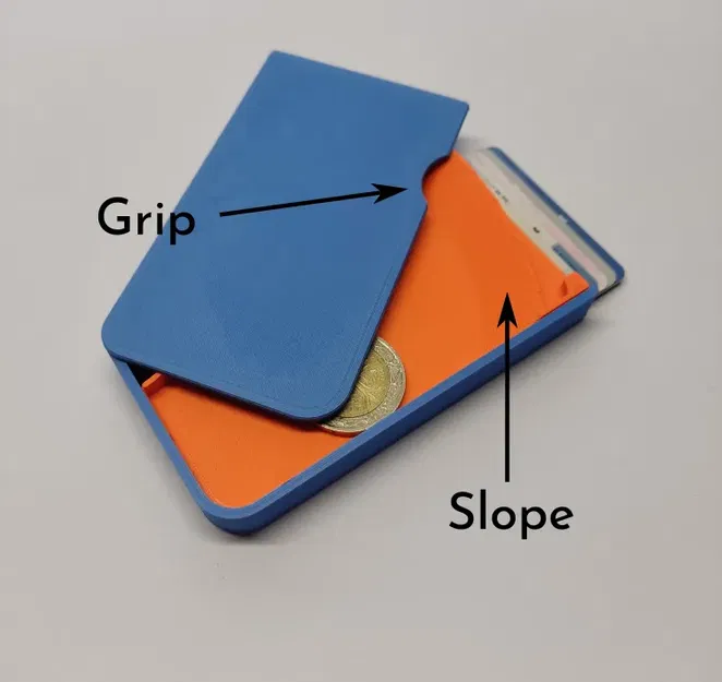 Ví đựng thẻ Maker v2 với ngăn tiền xu và tiền mặt - Image 3