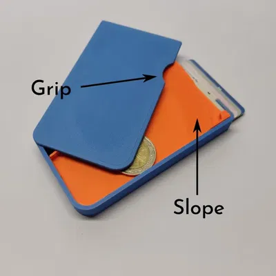 Ví đựng thẻ Maker v2 với ngăn tiền xu và tiền mặt