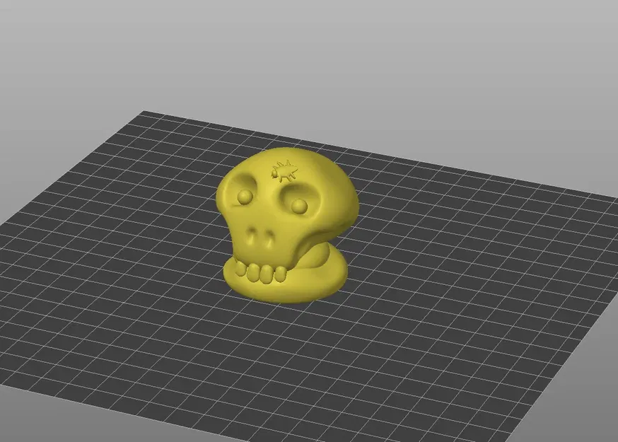 Trang trí đầu lâu hoạt hình dễ thương cho Halloween - Image 1