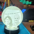 Giá đỡ bóng đèn Lithophane tùy chỉnh với LED 5V - Thumbnail 4