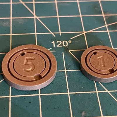 Tiền xu Solari trong trò chơi Dune Imperium