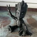 Groot Nhỏ với Tay Kim Loại Nâng Cao - Thumbnail 1