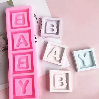 Mô hình chữ cái I bằng silicone kích thước 45mm x 38mm