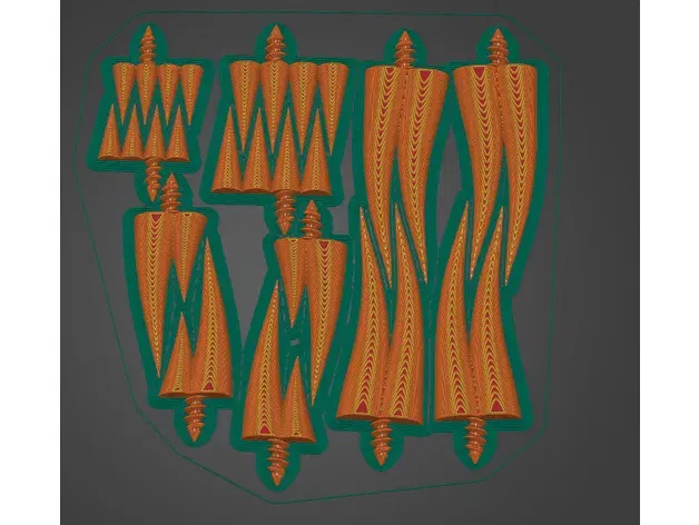 Răng nanh bí ngô cho mô hình in 3D - Image 2