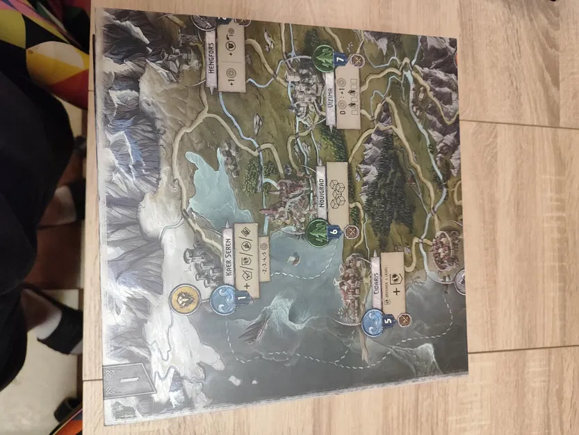 Bộ tổ chức hộp Deluxe The Witcher Old World + tất cả các mở rộng - Image 20