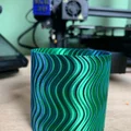 Bình hoa sóng in 3D với filament magic-PLA hai màu - Thumbnail 1