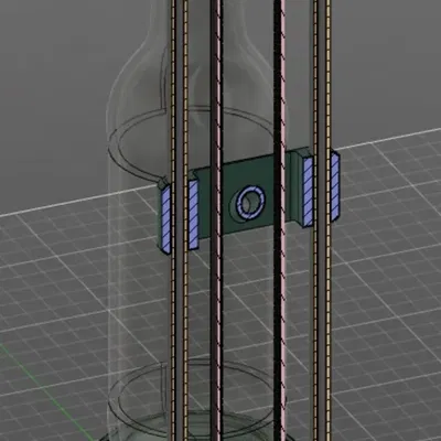 Máy vẽ 2D cho chai thủy tinh MatePlotter