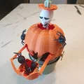 Quả bí ngô bất ngờ với bộ xương thời trang - Thumbnail 7