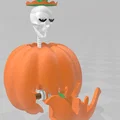 Quả bí ngô bất ngờ với bộ xương thời trang - Thumbnail 8