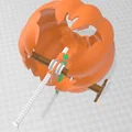 Quả bí ngô bất ngờ với bộ xương thời trang - Thumbnail 9