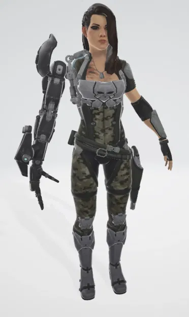 Nhân vật Shelly - Người phụ nữ sinh học từ Bionic Commando - Image 1