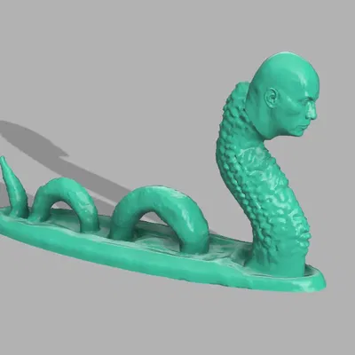 Quái vật Hồ Loch Ness kết hợp với The Rock