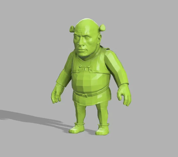 Nhân vật Shrek kết hợp với The Rock trong thiết kế độc đáo - Image 1