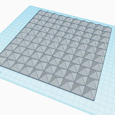 Gạch tường hình chóp 10 inch x 10 inch