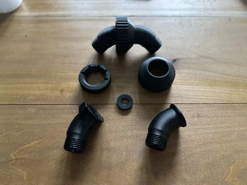 Kết nối ống nước góc điều chỉnh in 3D - Image 2