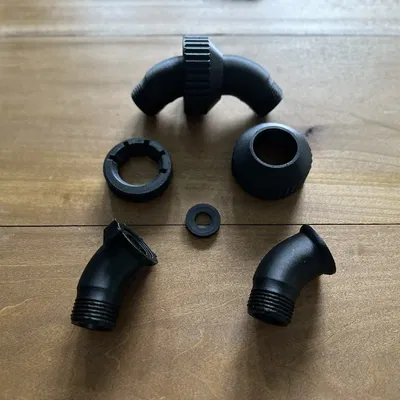 Kết nối ống nước góc điều chỉnh in 3D