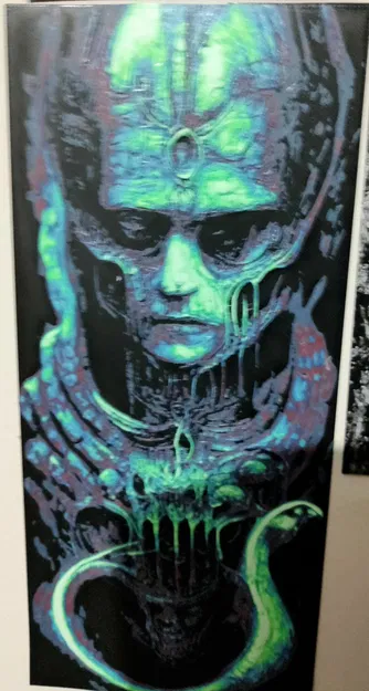 Nghiên cứu tác phẩm nghệ thuật của H.R. Giger tại Hueforge - Image 1