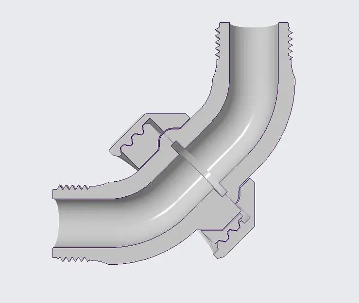 Kết nối ống nước góc điều chỉnh in 3D - Image 7
