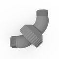 Kết nối ống nước góc điều chỉnh in 3D - Thumbnail 8