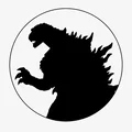 Đĩa lót Godzilla phong cách nghệ thuật độc đáo - Thumbnail 2