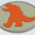Giá đỡ ly Godzilla phong cách nghệ thuật độc đáo - Thumbnail 1