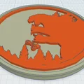 Đế lót ly Godzilla phong cách độc đáo - Thumbnail 1