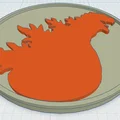 Đế lót Godzilla phong cách nghệ thuật độc đáo - Thumbnail 1