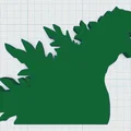 Đế lót Godzilla phong cách nghệ thuật độc đáo - Thumbnail 2