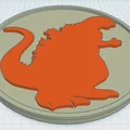 Đế lót ly Godzilla độc đáo với thiết kế ấn tượng - Thumbnail 1