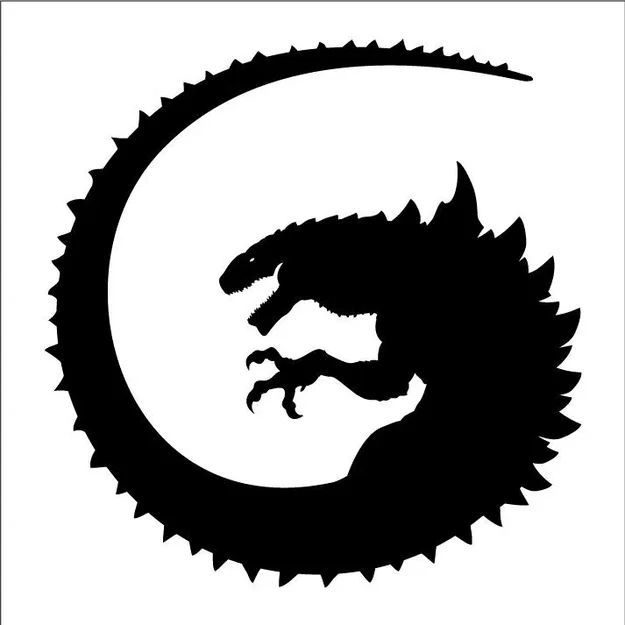 Đế lót ly Godzilla phong cách nghệ thuật độc đáo - Image 2