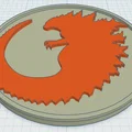 Đế lót ly Godzilla phong cách độc đáo - Thumbnail 1