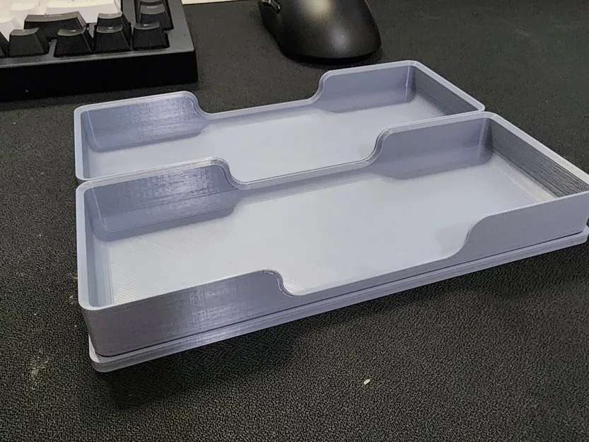 Giá đỡ đôi cho khay đựng chìa khóa, bút và bút chì - Image 1