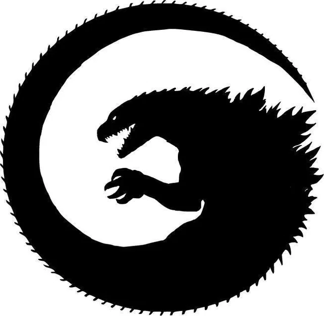 Đế lót ly Godzilla phong cách nghệ thuật thiết kế - Image 2