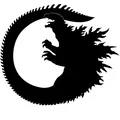 Đế lót ly Godzilla phong cách nghệ thuật độc đáo - Thumbnail 2