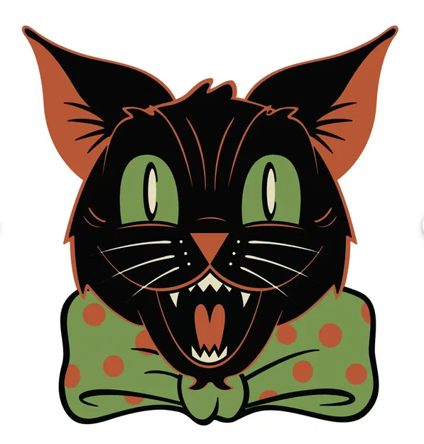 Mô hình mèo quái vật nghệ thuật độc đáo - Image 1