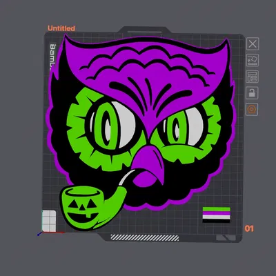 Cú ma quái cho Halloween