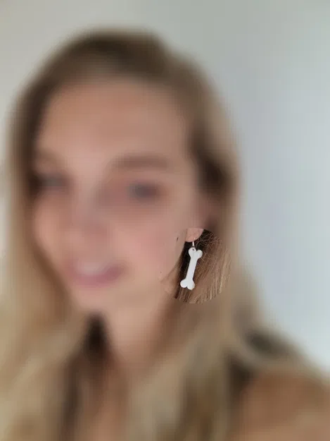 Bông tai xương cho Halloween - Image 3