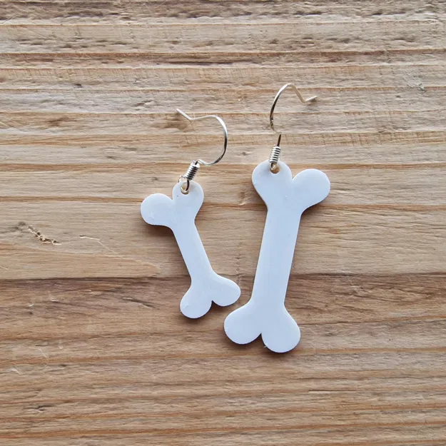 Bông tai xương cho Halloween - Image 4