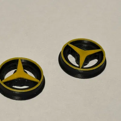 Bánh xe chuyển động filament hình sao Mercedes cho Bambu Lab A1mini