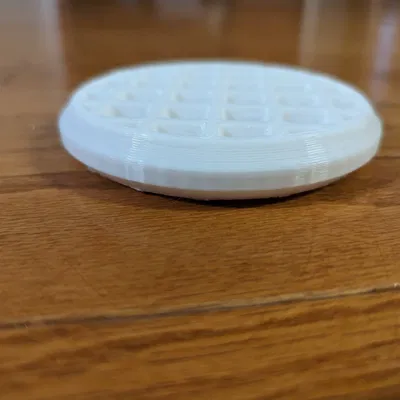 Bánh waffle nhỏ 10x10 cm với 36 lỗ